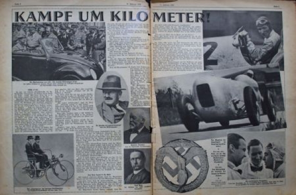 Volkswagen "Deutsche Illustrierte" Society-Magazine 1939 with VW KdF (9235)